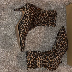 Zara Leopard booties
